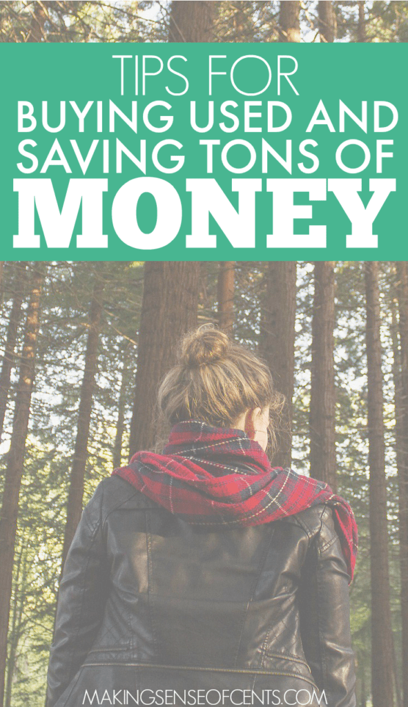 Buying used clothing and other items can be a great way to save money. Next time you have something on your list to purchase, try finding it used first!