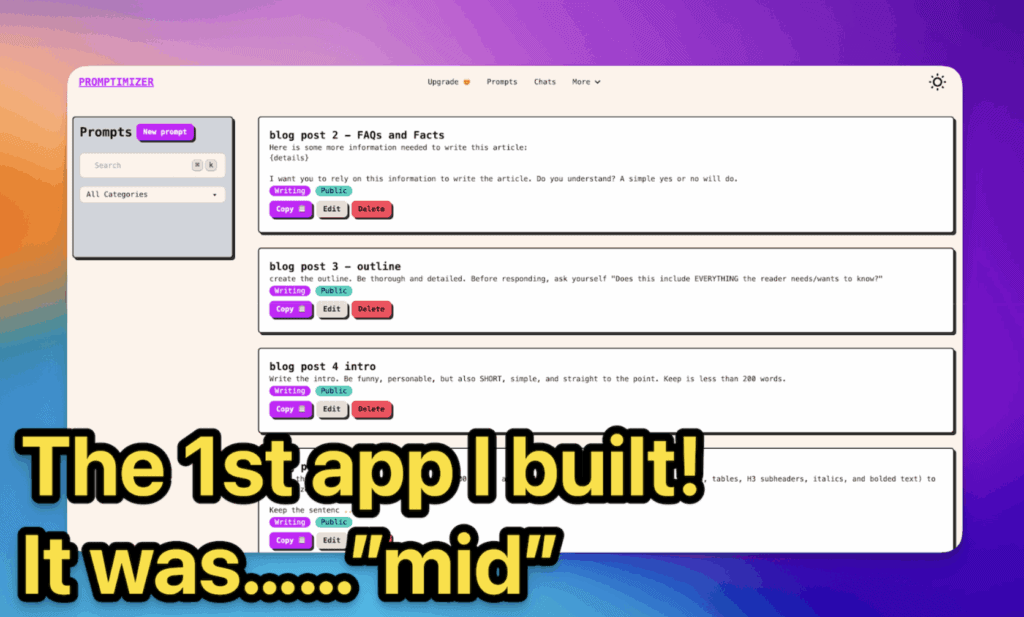 the first app I built.